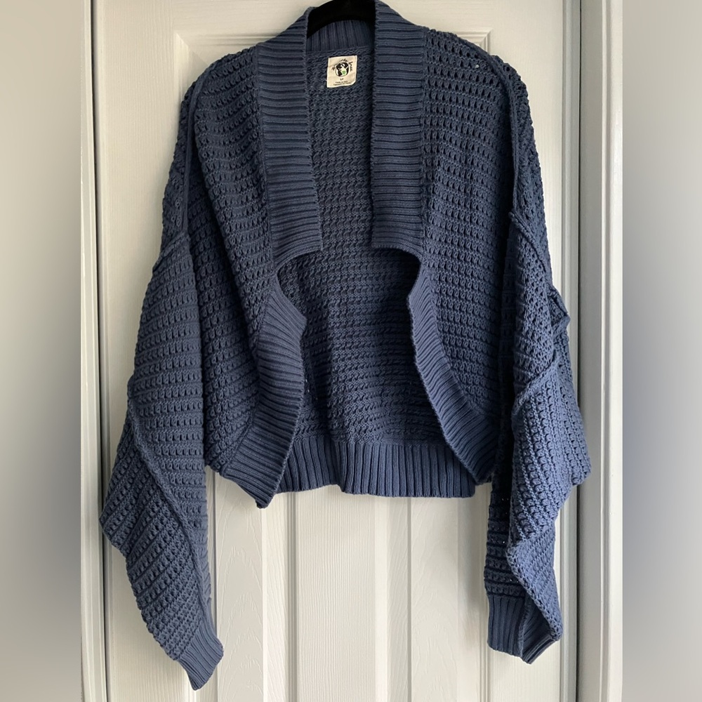 WE THE FREE open cardigan dolman relaxed sustainable cropped cottagecore Boho SP